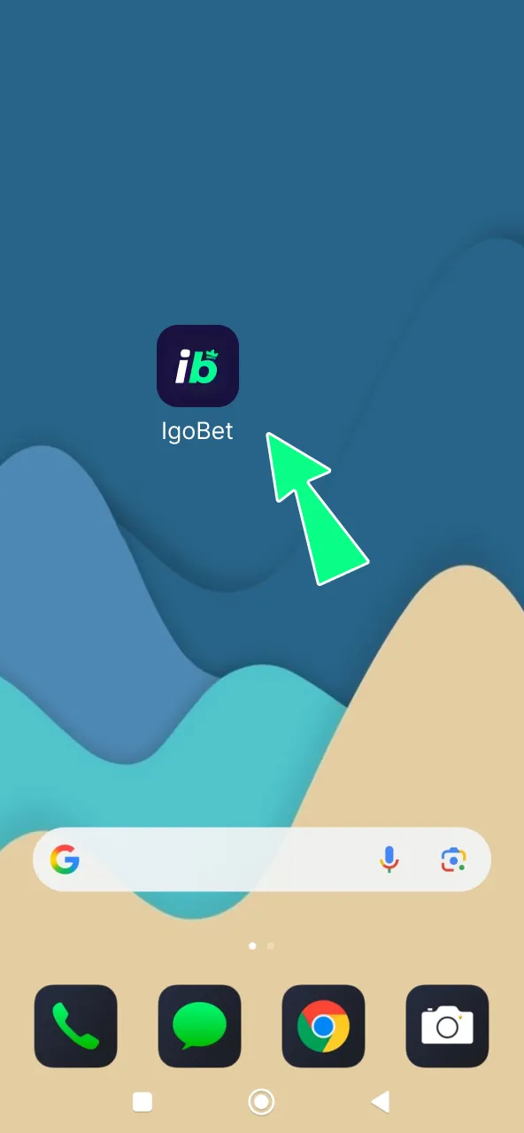 Inicia sesión en IgoBet y comienza tus apuestas.