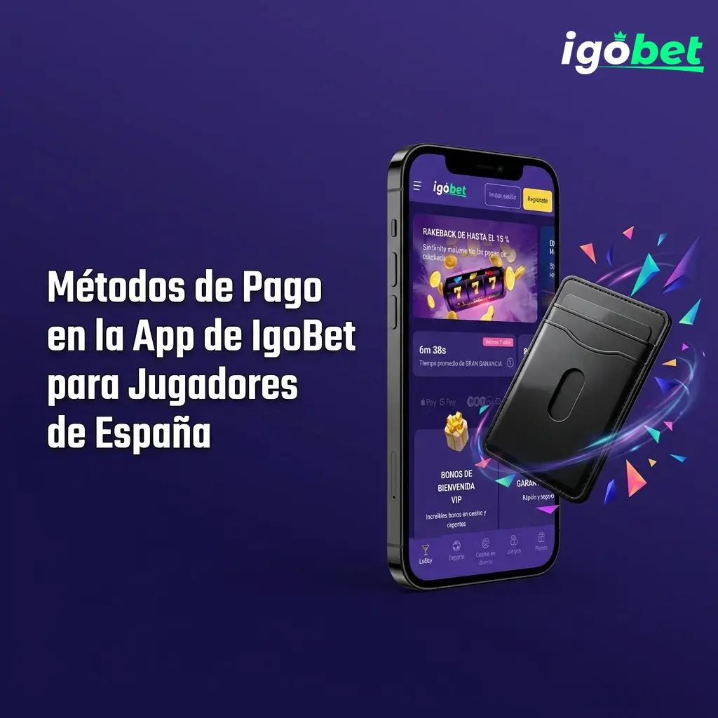 Métodos de pago en la app IgoBet para España: tarjetas, transferencias, Google Pay, Revolut y criptomonedas
