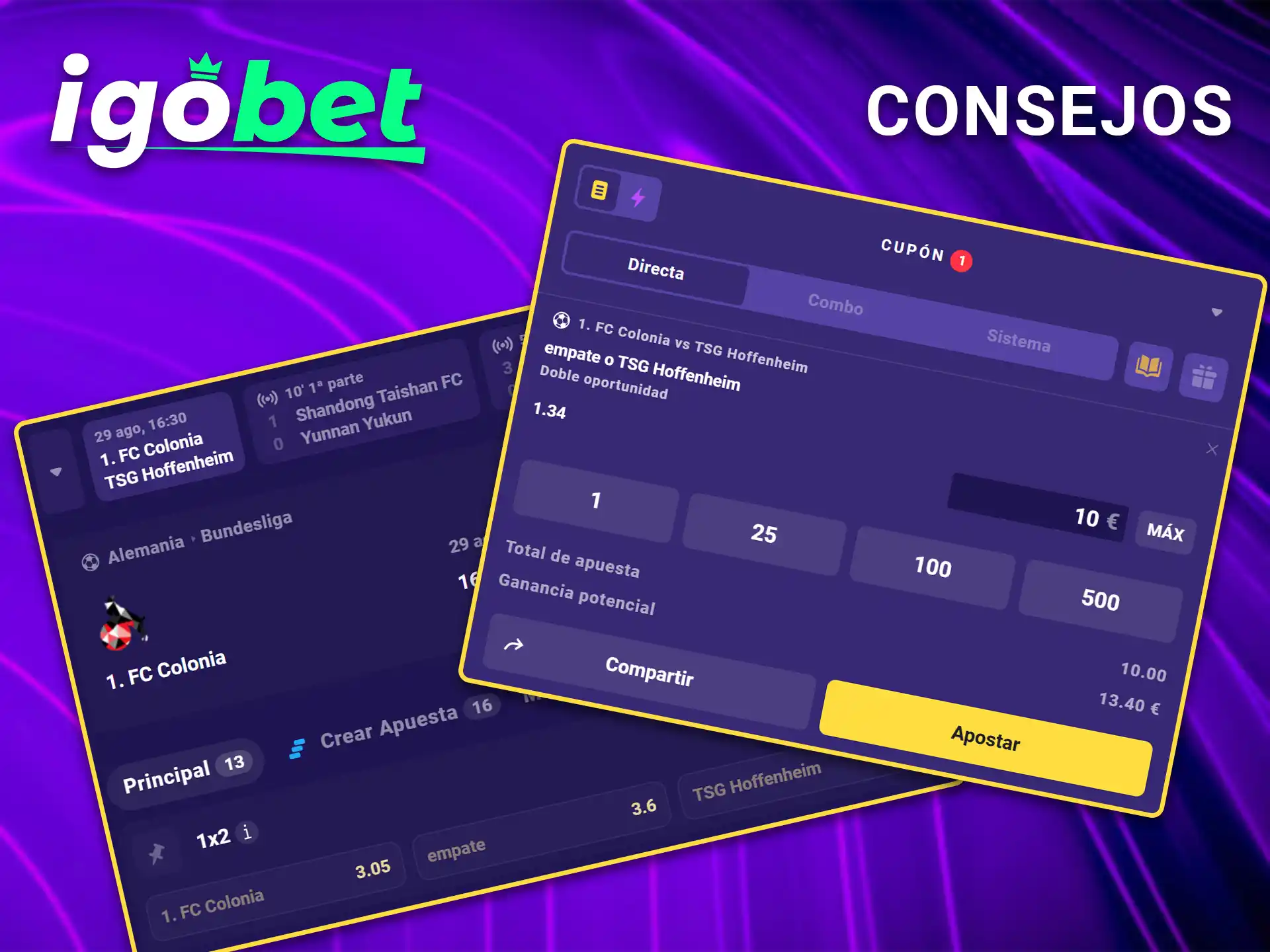 Descubre cómo hacer una apuesta rentable en IgoBet.