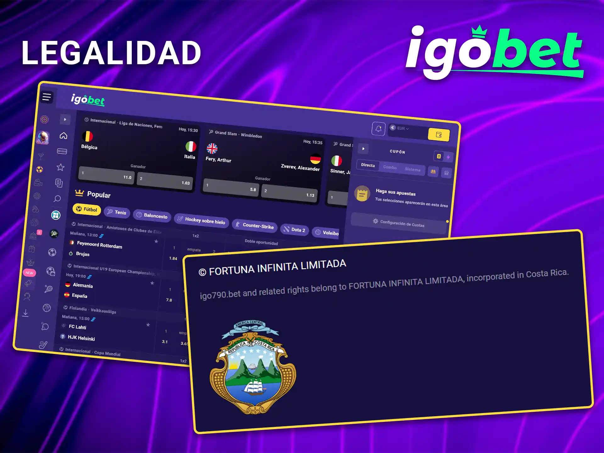 Comprueba la seguridad de la plataforma IgoBet.