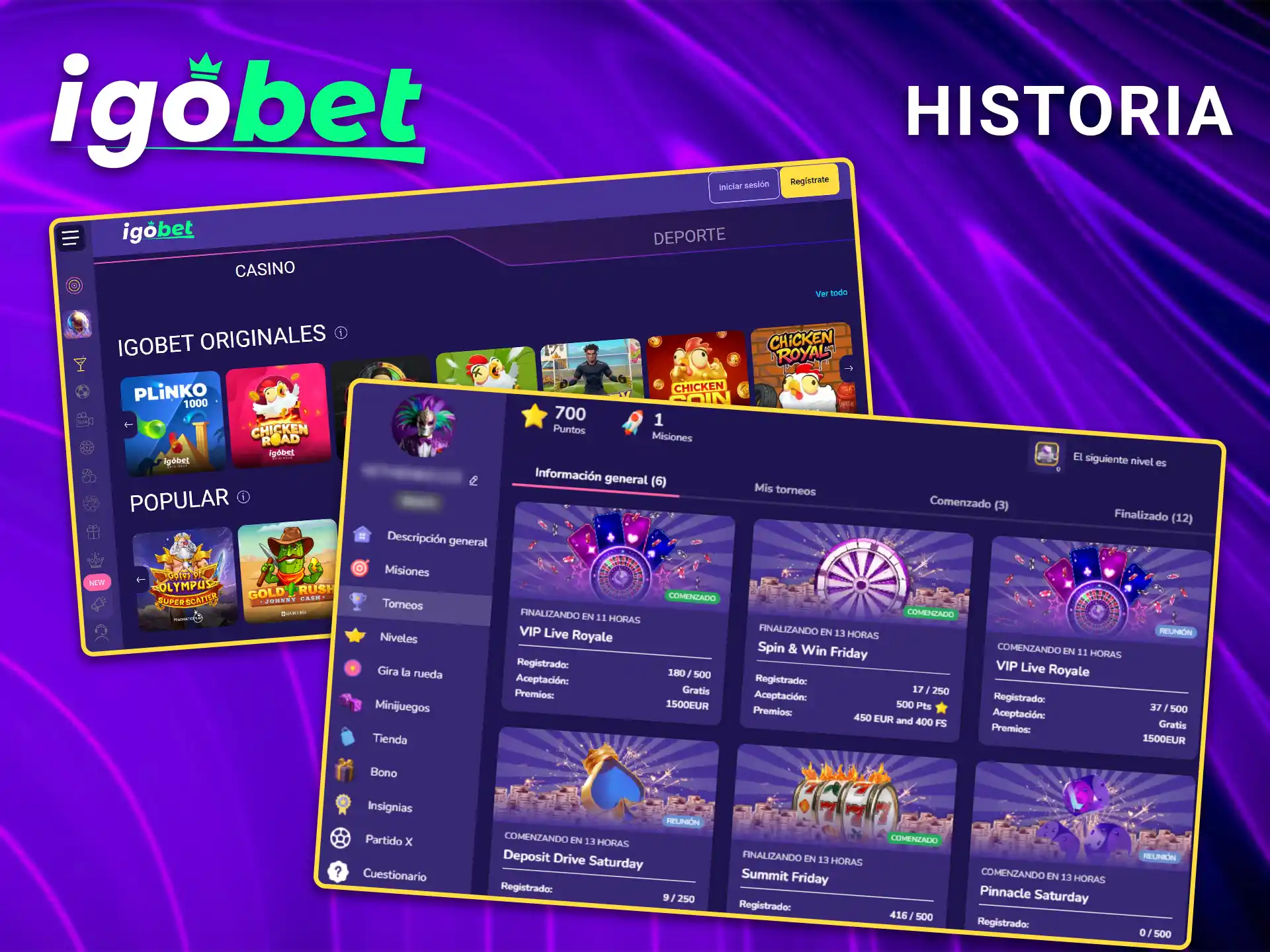 Lee toda la información sobre la plataforma IgoBet.